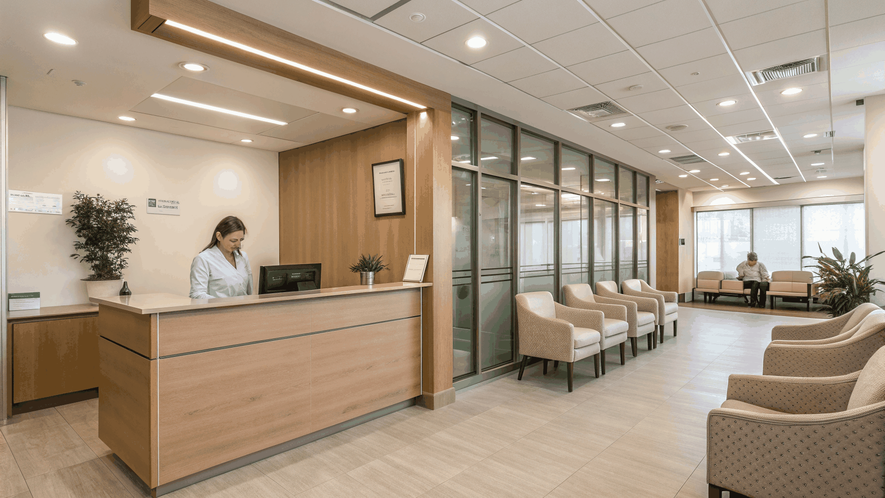 Serene clinical wellness consulting office